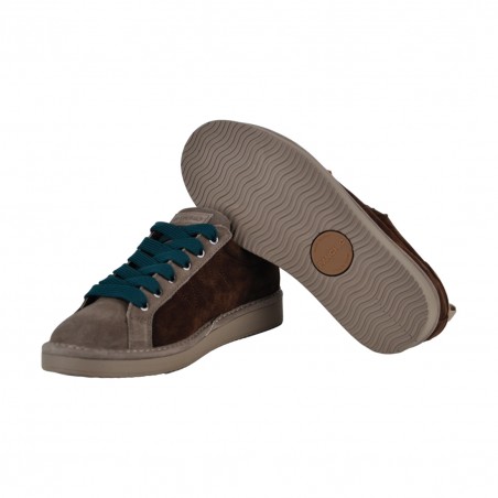 LACE-UP SHOE TRICOLOR WOOL LINING PANCHIC P01M1600100329 D11D13