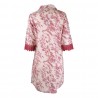 ABITO CAMICIA FIORI ROSSI ICONIQUE 090 BEIGE