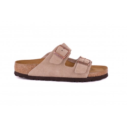 CIABATTA ARIZONA SUEDE LEATHER BIRKENSTOCK 951303 TAUPE