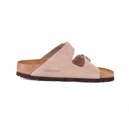 CIABATTA ARIZONA SUEDE LEATHER BIRKENSTOCK 951303 TAUPE
