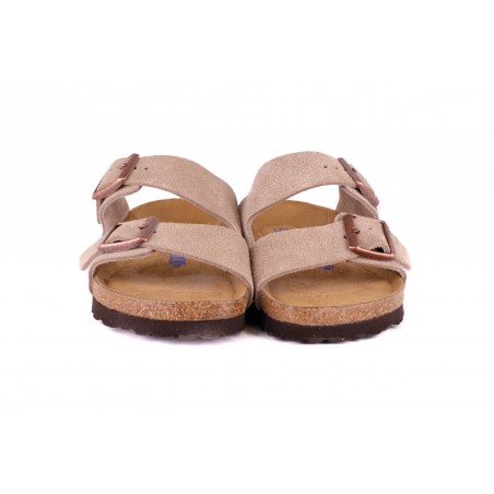 CIABATTA ARIZONA SUEDE LEATHER BIRKENSTOCK 951303 TAUPE