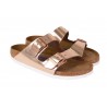 CIABATTA ARIZONA LEATHER METALLIC BIRKENSTOCK 952093 COPPER
