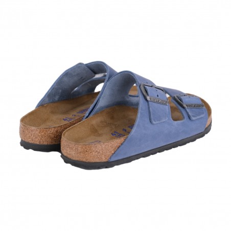 CIABATTA SFB OILED LEATHER BIRKENSTOCK 1022509 BLUE