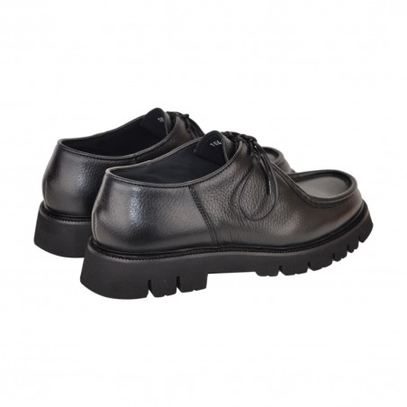 MOCASSINO ALLACCIATO SEBOYS 1046 NERO