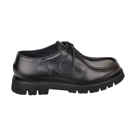 MOCASSINO ALLACCIATO SEBOYS 1046 NERO