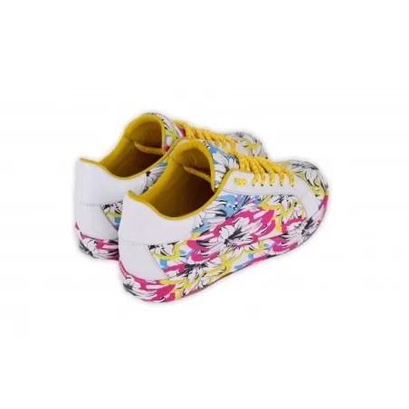 SNEAKERS FIORI MULTICOLOR / RISE 22YA-1215 BIANCO