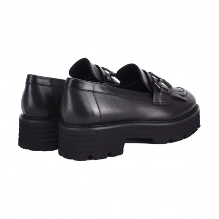 MOCASSINO FRANGE E MORSETTO LA PARIGINA 308/435  NERO