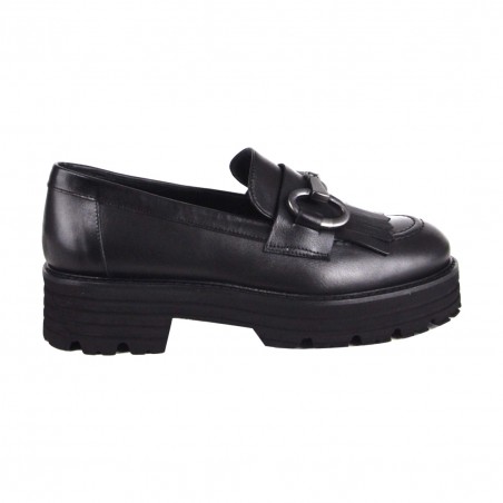 MOCASSINO FRANGE E MORSETTO LA PARIGINA 308/435  NERO