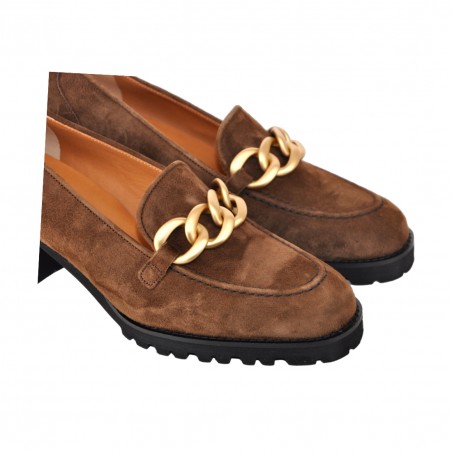 MOCASSINO CON ACCESSORIO TORLASCO 4493 COCCO