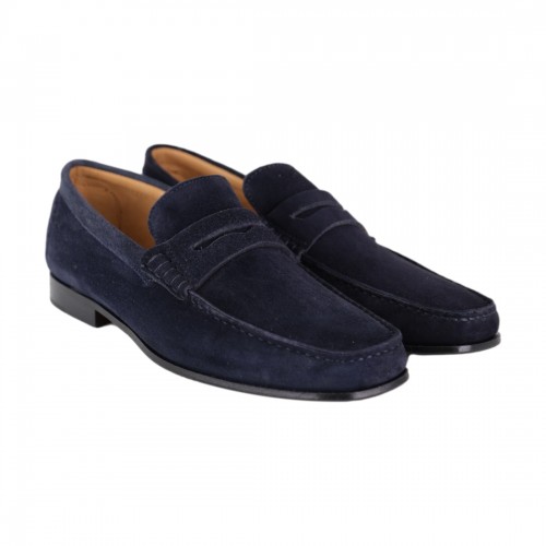 MOCASSINO CAMOSCIO LA PARIGINA 310 BLU