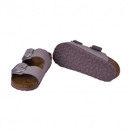 CIABATTA ARIZONA BIG BUCKLE NUBUCK LEATHER BIRKENSTOCK 1023276 LILAC