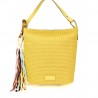 BORSA PELLE TESSUTO JADE GIANNI CHIARINI BS9526TRC-VEL 12283