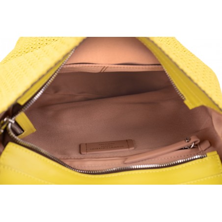 BORSA PELLE TESSUTO JADE GIANNI CHIARINI BS9526TRC-VEL 12283