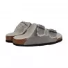CIABATTA ARIZONA SHEARLING SUEDE LEATHER BIRKENSTOCK 1017403 STONE