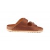 CIABATTA FIBBIE ARIZONA OILED LEATHER BIRKENSTOCK 1011073 COGNAC
