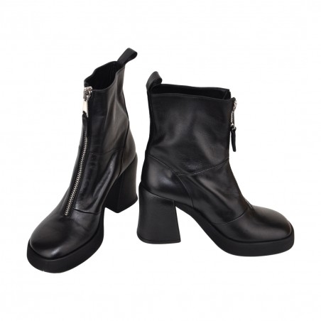 TRONCHETTO CON ZIP STRATEGIA A5283 NERO