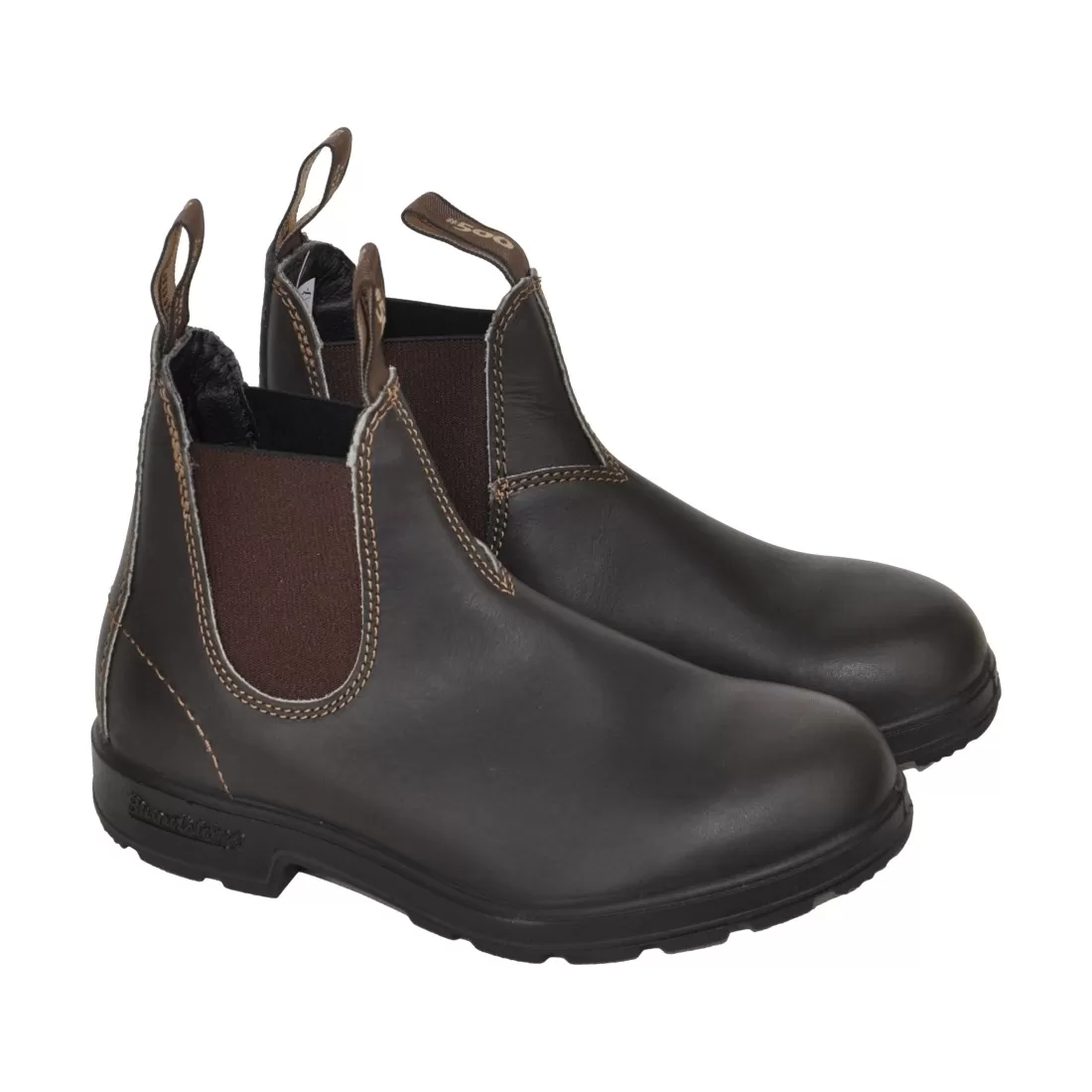 BEATLES EL SIDE BOOT LEATHER BLUNDSTONE 500 BROWN