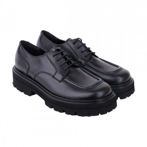 MOCASSINO ALLACCIATO SITON 2953 NERO
