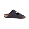 CIABATTA ARIZONA BIG BUCKLE OILED LEATHER BIRKENSTOCK 1011075 BLACK