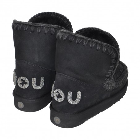 ESKIMO 18 GLITTER LOGO MOU MU.FW101050A BKBK
