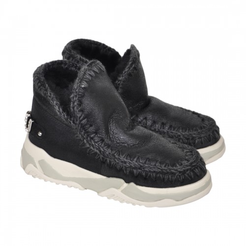 ESKI TRAINER LOGO RHINESTONE MOU MU.FW201013B CBKG