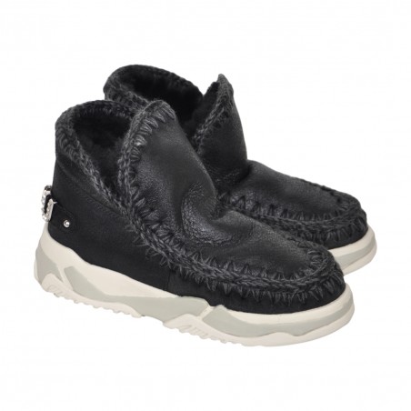 ESKI TRAINER LOGO RHINESTONE MOU MU.FW201013B CBKG