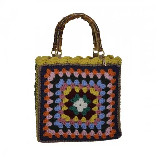BORSA CROCHET MEDIA DUE MANICI LA MILANESA XW2 BB