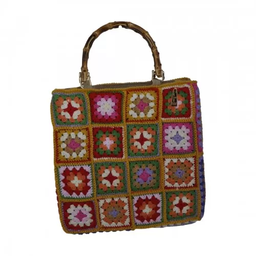 BORSA CROCHET MEDIA DUE MANICI LA MILANESA XWC2 O
