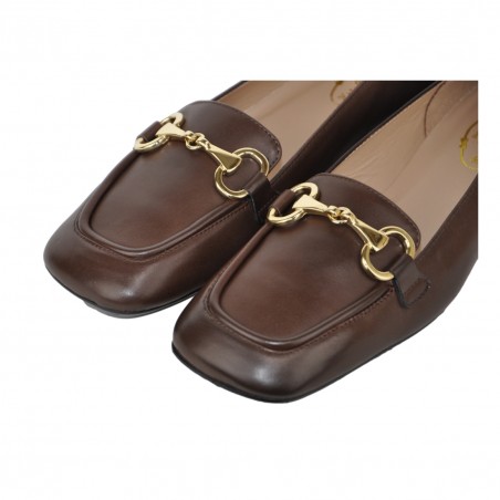 MOCASSINO CON MORSETTO LA PARIGINA Z8301-131-M CACAO