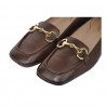 MOCASSINO CON MORSETTO LA PARIGINA Z8301-131-M CACAO