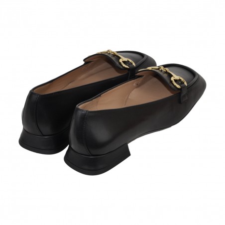 MOCASSINO CON MORSETTO LA PARIGINA Z8301-131-M NERO
