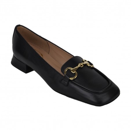 MOCASSINO CON MORSETTO LA PARIGINA Z8301-131-M NERO