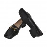 MOCASSINO CON MORSETTO LA PARIGINA Z8301-131-M NERO