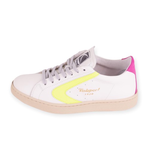 SNEAKERS TOURNAMENT-MIX NAPPA VALSPORT VT1007W B.CO/GIALLOFLUO
