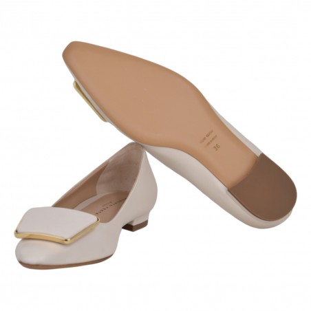DECOLLETE CON ACCESSORIO ROBERTO FESTA FORTUNA CREAM
