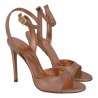 SANDALO PELLE GIAMPAOLO VIOZZI GA7028 ROSE