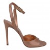 SANDALO PELLE GIAMPAOLO VIOZZI GA7028 ROSE