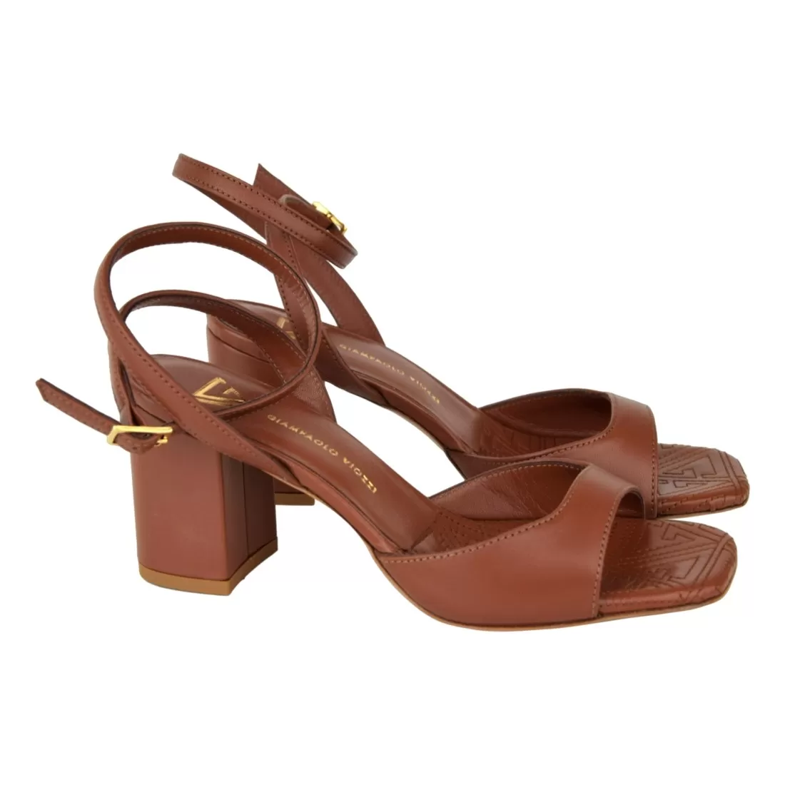 SANDALO NAPPA GIAMPAOLO VIOZZI MAL7066 CUOIO