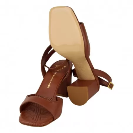 SANDALO NAPPA GIAMPAOLO VIOZZI MAL7066 CUOIO