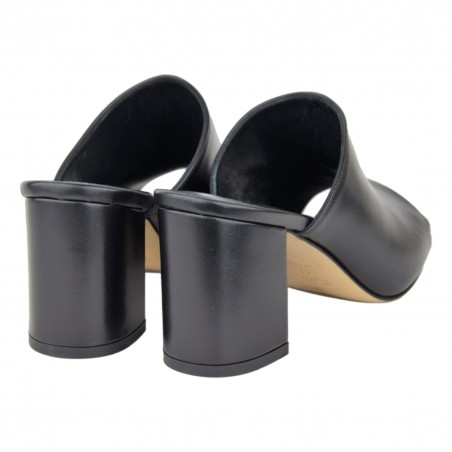 SABOT NAPPA GIAMPAOLO VIOZZI MAL7071 NERO