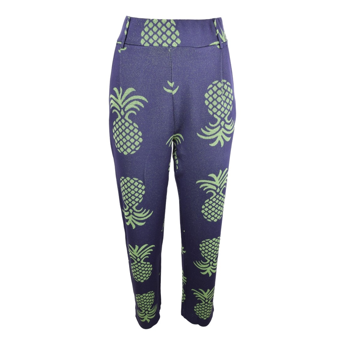 PANTALONE STAMPA LUCE PANAMA BLU