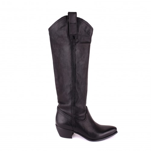 STIVALE TEXANO WASH REP-KO T201 NERO