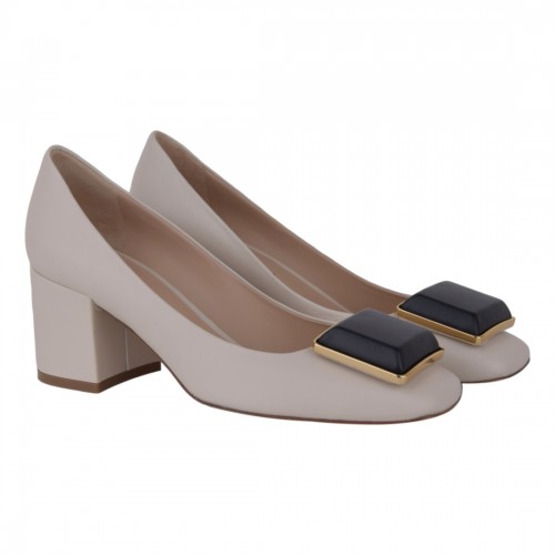 DECOLLETE CON ACCESSORIO ROBERTO FESTA SANTAFE CREAM