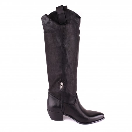 STIVALE TEXANO WASH REP-KO T201 NERO