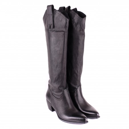 STIVALE TEXANO WASH REP-KO T201 NERO
