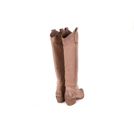 STIVALE TEXANO SUEDE WASH REP-KO T201 TORTORA