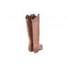 STIVALE TEXANO SUEDE WASH REP-KO T201 TORTORA