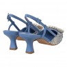 CHANEL TWEED ACCESSORIO FESTA STEFI BLU