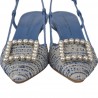 CHANEL TWEED ACCESSORIO FESTA STEFI BLU