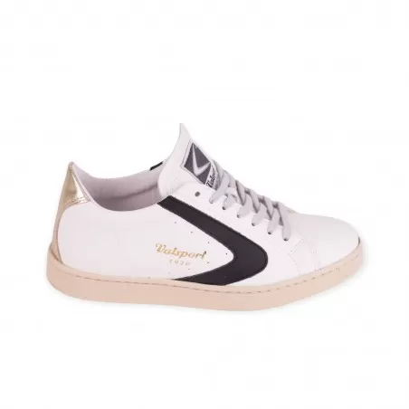 SNEAKERS TOURNAMENT MIX NAPPA VALSPORT VT1002W B.CO/NERO/ORO